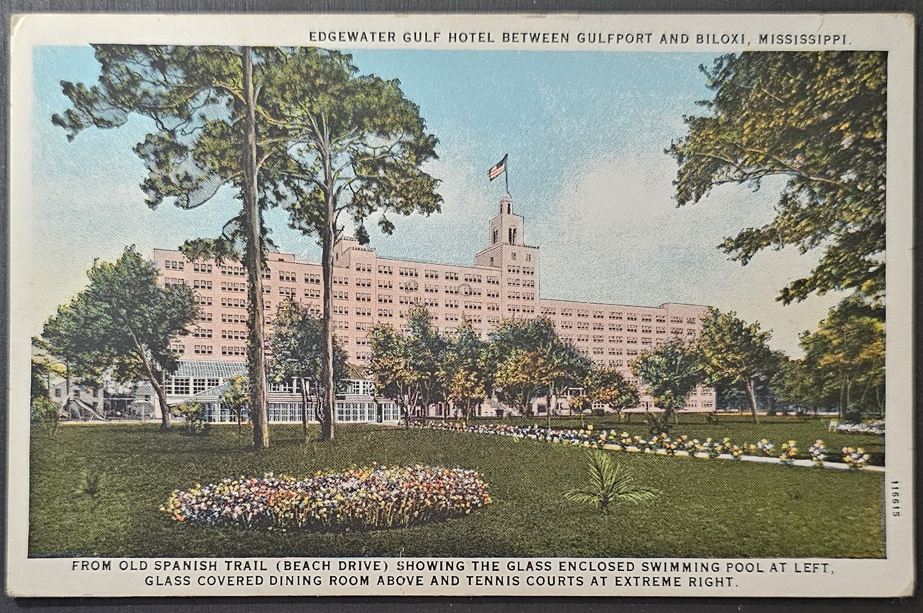 (image for) postcard USA - MS - Mississippi #0008